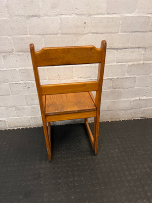 Classic Pine Dining Chair with Sled Base - 2ndhandwarehouse.com