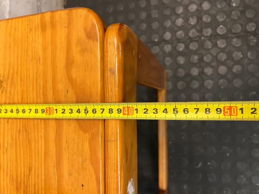 Classic Pine Dining Chair with Sled Base - 2ndhandwarehouse.com
