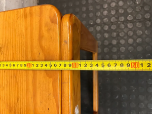 Classic Pine Dining Chair with Sled Base - 2ndhandwarehouse.com
