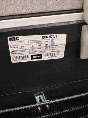 510L KIC White Chest Freezer — Good Working O - 2ndhandwarehouse.com