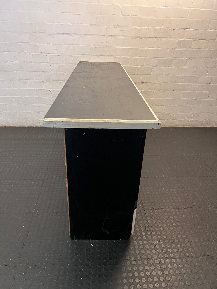 Large Branded The Sharks Pine Wood Bar Counter — Good C - 2ndhandwarehouse.com