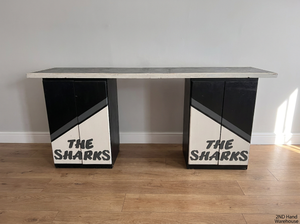 Large Branded The Sharks Pine Wood Bar Counter — Good C - 2ndhandwarehouse.com