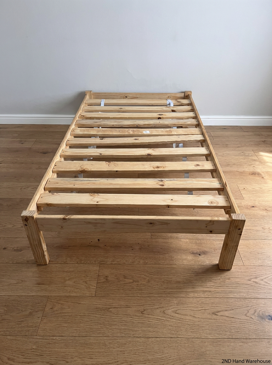 Solid Pine 3/4 Bed Frame — Mattress Marks and Dust S - 2ndhandwarehouse.com