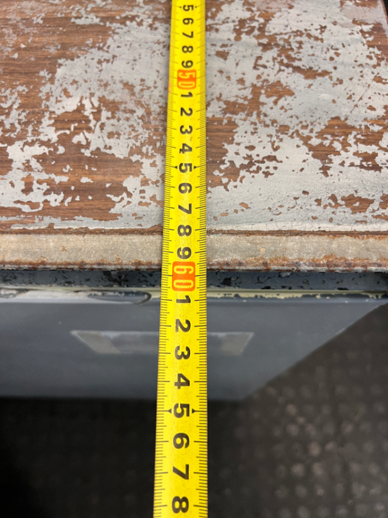 Grey Compact Chest Freezer — Working with Heavy Exterior W - 2ndhandwarehouse.com
