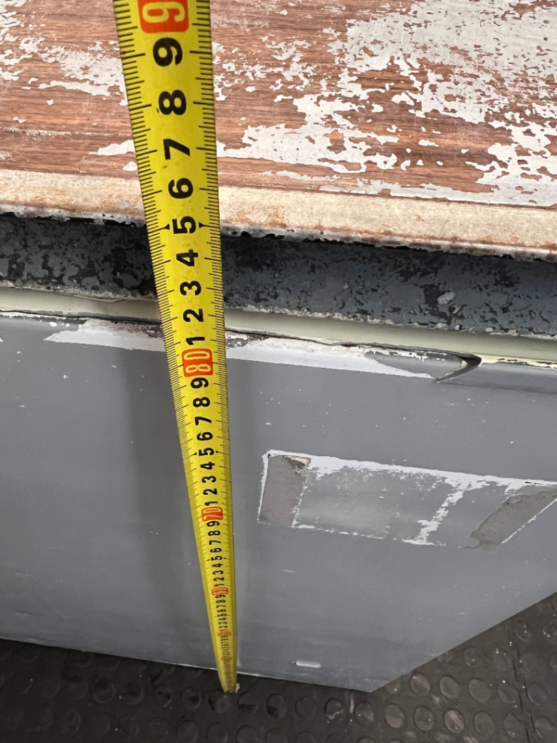 Grey Compact Chest Freezer — Working with Heavy Exterior W - 2ndhandwarehouse.com