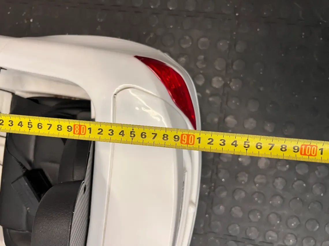 White Kiddies Electric Ride-On Car with Charger — Good Working Order - 2ndhandwarehouse.com