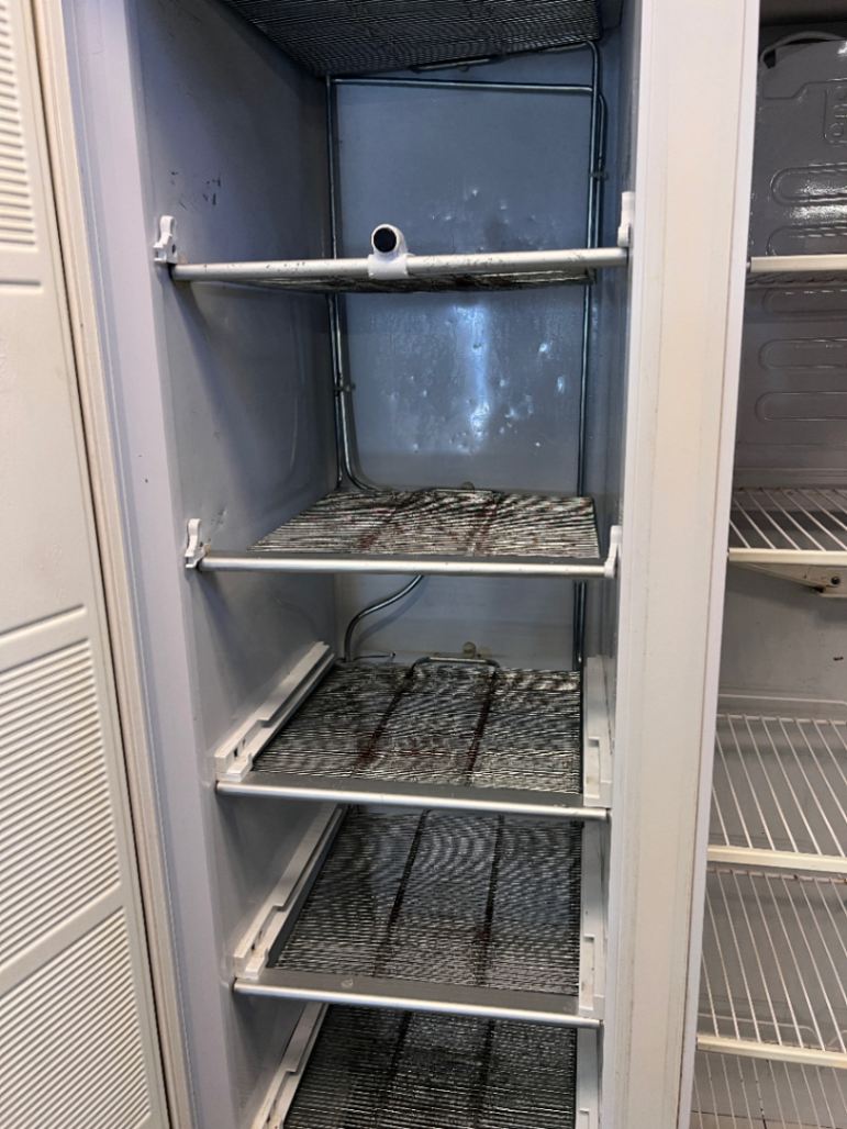 Defy White Side-by-Side Double Door Fridge — Working Condition with Non-Operational Interior L - 2ndhandwarehouse.com
