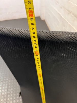 Black Mesh High-Back Swivel Office Chair — Fair Condition with Visible W - 2ndhandwarehouse.com
