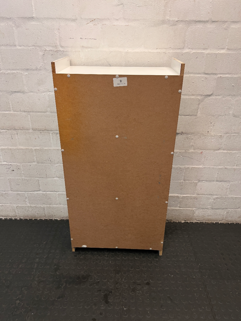 White Three-Shelf Standing Bookcase — Fair Used C - 2ndhandwarehouse.com