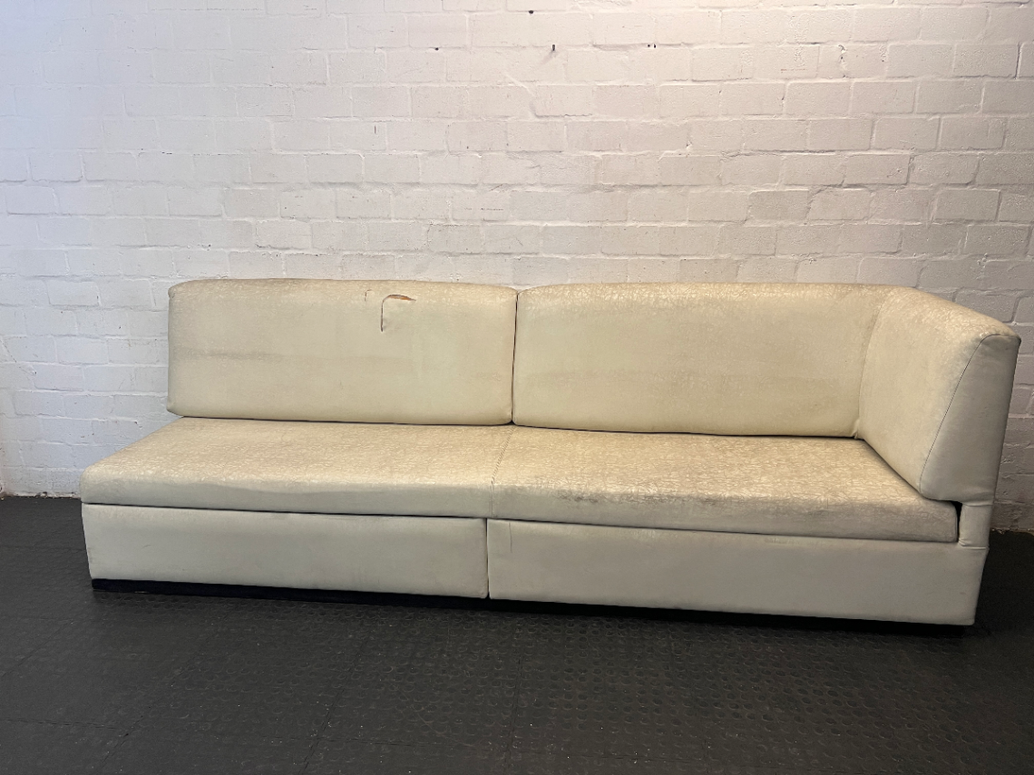 Light Textured Modular Corner Couch Segment