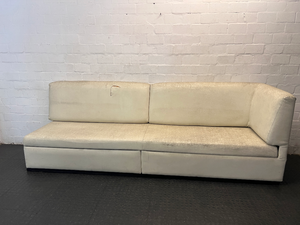 Light Textured Modular Corner Couch Segment