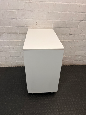 Minimalist White Melamine Storage Cupboard