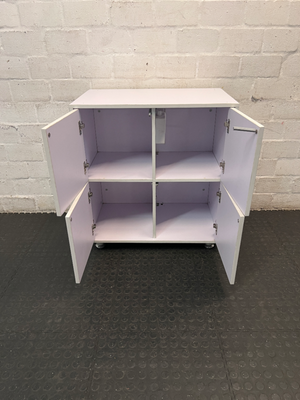Modern 4-Door Storage Cupboard