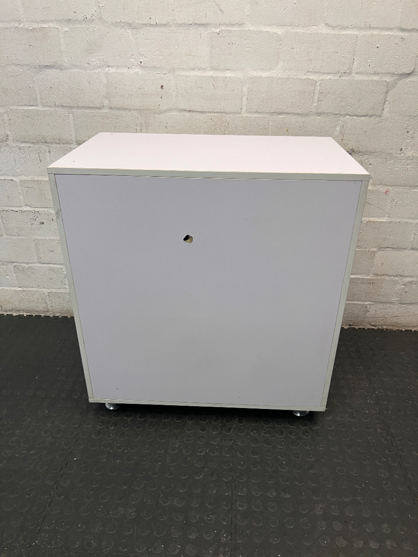 Modern 4-Door Storage Cupboard