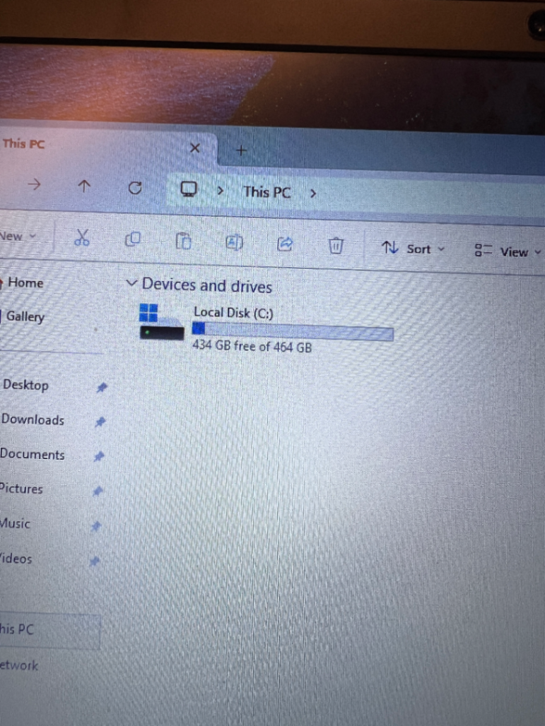 Sleek Black Mecer Laptop — Good Working Order