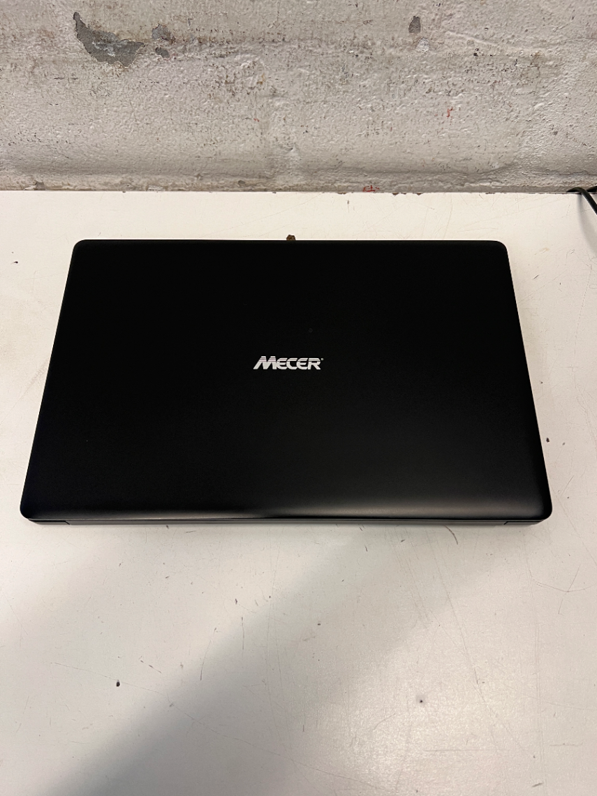 Sleek Black Mecer Laptop — Good Working Order