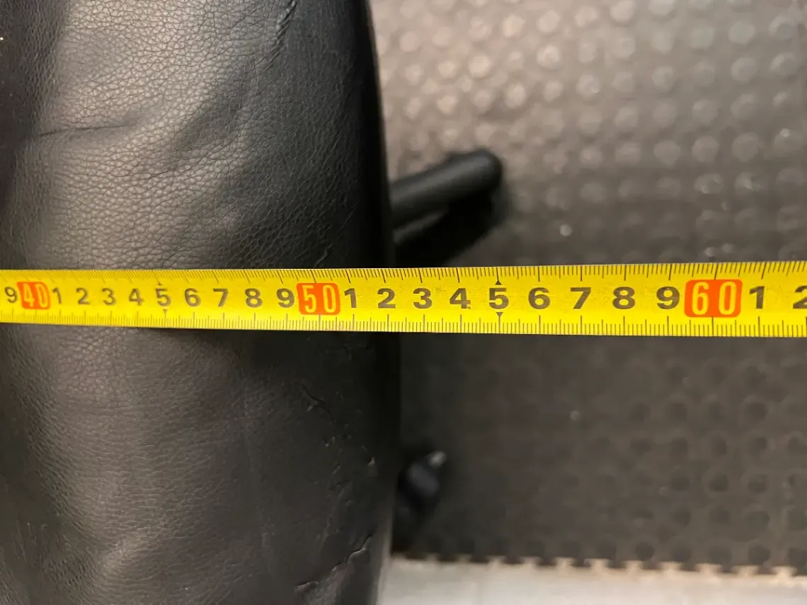 Black High-Back Armless Swivel Office Chair