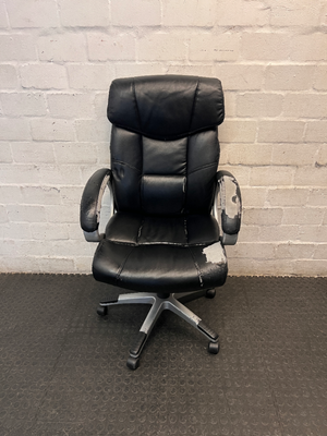 Black High-Back Executive Office Chair