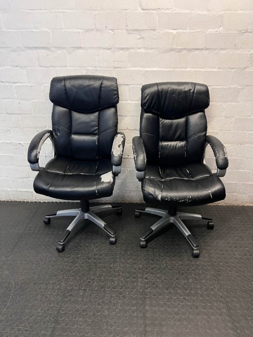 Black High-Back Executive Office Chair