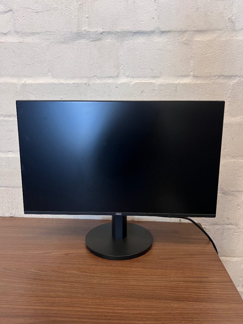 AOC 24" LCD Monitor in Black - Brand New - 2ndhandwarehouse.com