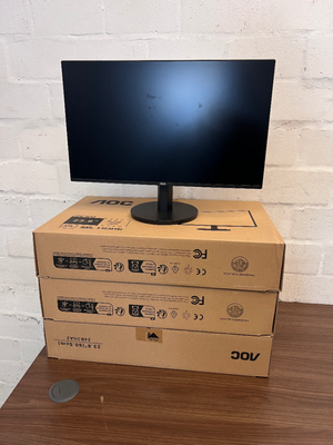 AOC 24" LCD Monitor in Black - Brand New - 2ndhandwarehouse.com