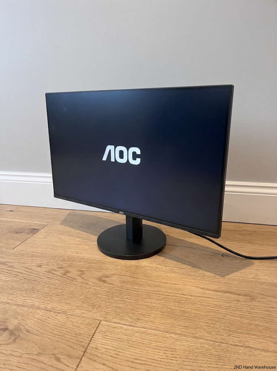 AOC 24" LCD Monitor in Black - Brand New - 2ndhandwarehouse.com