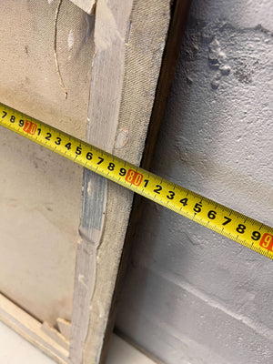 Abstract Earth & Gold Textured Wall Art 80 by 60