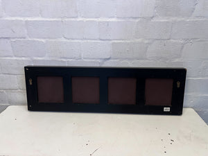 Abstract Gold Metallic Circle Multi-Panel Framed Wall Art