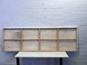 Abstract Horizon: Blue & Earth Tone Wall Art - 2.2 x 0.7m