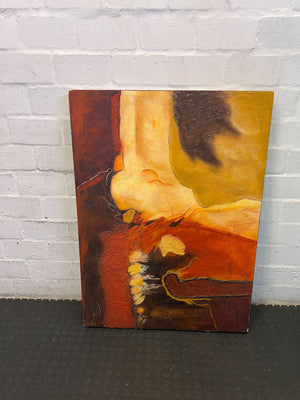 Abstract Warmth Canvas Art Piece 80 by 110