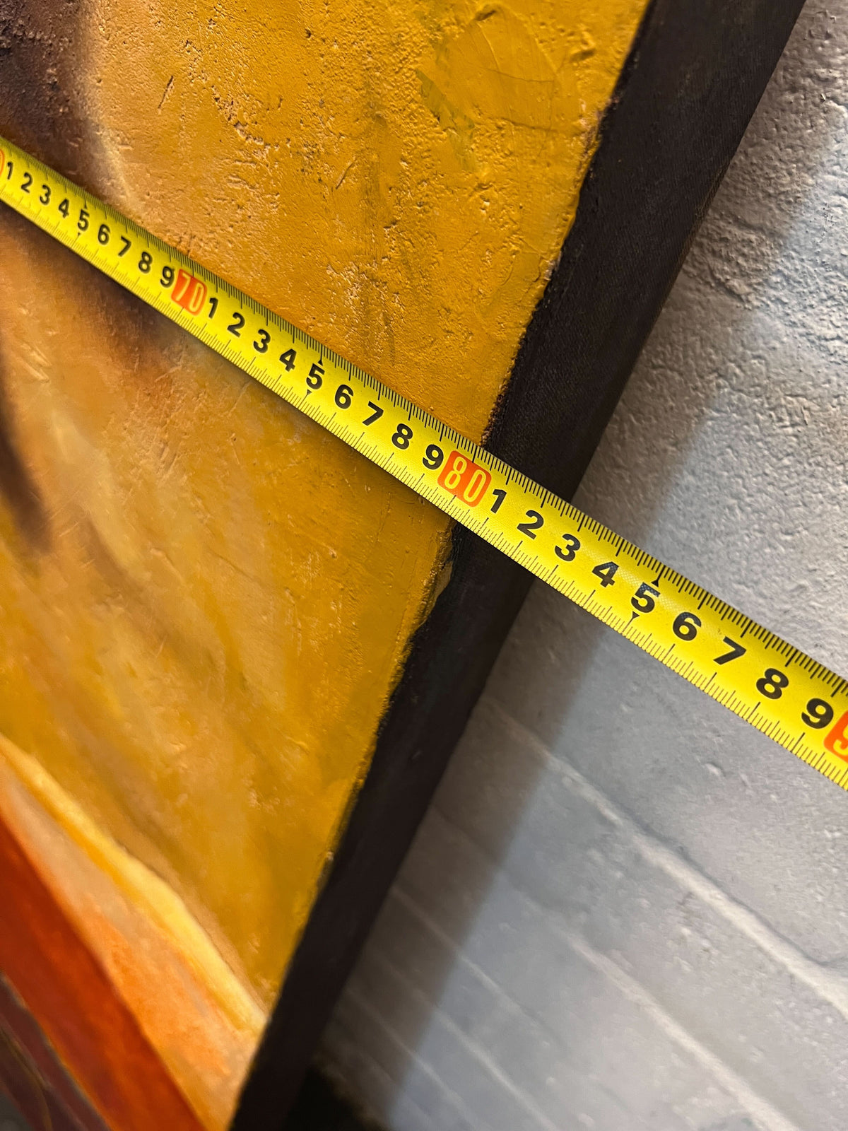 Abstract Warmth Canvas Art Piece 80 by 110