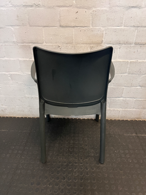 Addis Marilyn Black Polypropylene Garden Armchair — Good Working Order - Requires Cleaning - 2ndhandwarehouse.com