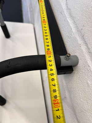 Adjustable Doorway Pull-Up Bar – Sturdy Metal, Black Padding