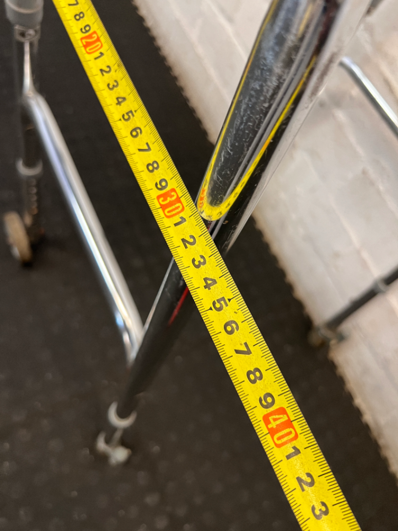 Adjustable Folding Medical Walking Frame with Front Wheels - Good Condition - 2ndhandwarehouse.com