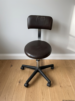 Adjustable Swivel Studio Chair with Backrest