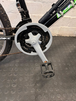 Cyclone Green & Black 24" 21 speed Mountain Bike