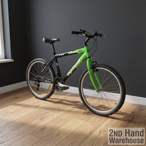 Cyclone Green & Black 24" 21 speed Mountain Bike