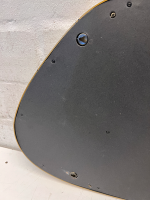 Asymmetric Gold-Tone Pebble Wall Mirror — Fair Condition