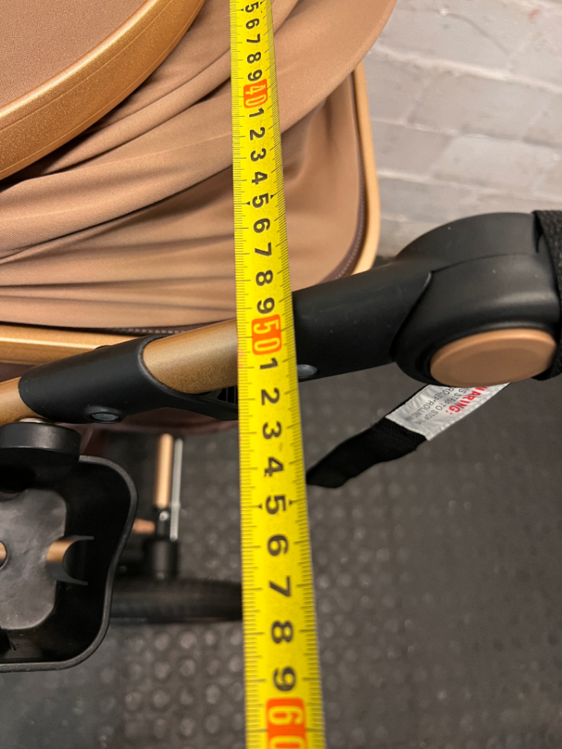 Belecoo Multi-Tone Stroller with Gold Frame — Mint Condition and Hardly used - 2ndhandwarehouse.com