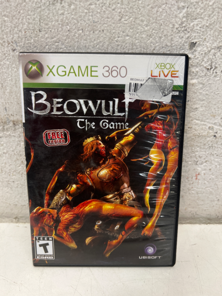 Beowulf: The Game (Xbox 360) - Sticker Residue on Cover - 2ndhandwarehouse.com