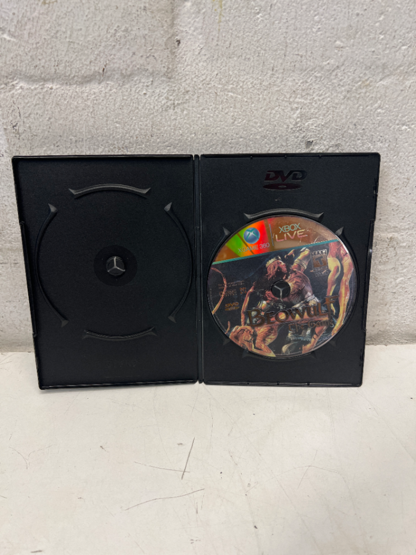Beowulf: The Game (Xbox 360) - Sticker Residue on Cover - 2ndhandwarehouse.com