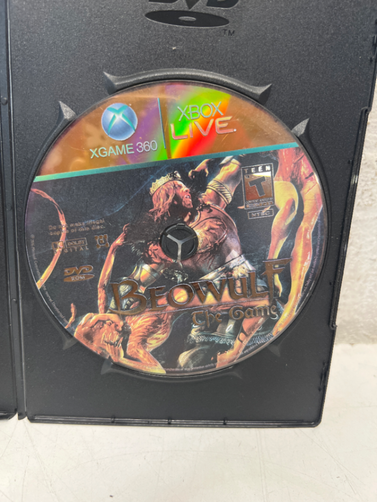Beowulf: The Game (Xbox 360) - Sticker Residue on Cover - 2ndhandwarehouse.com