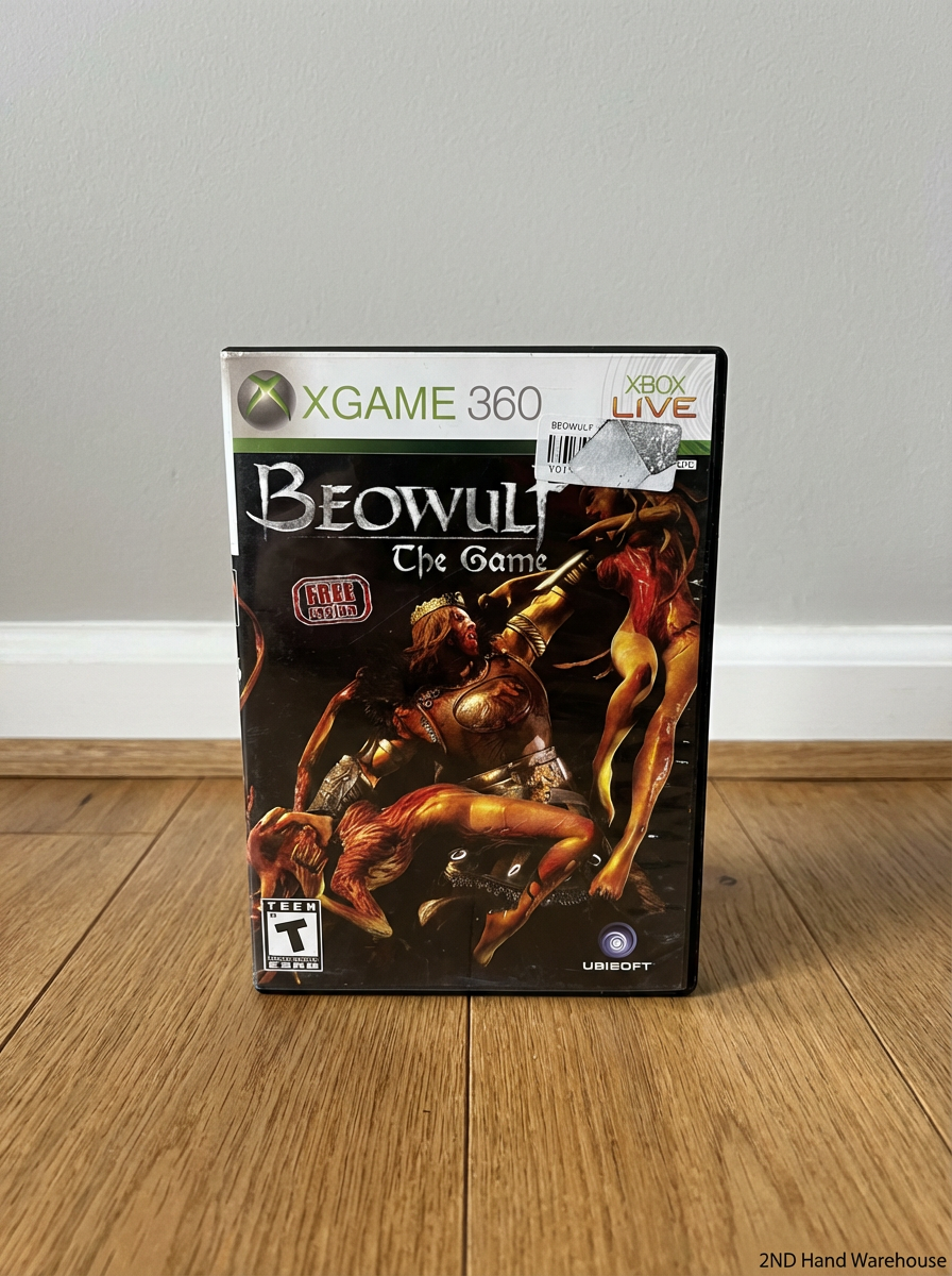 Beowulf: The Game (Xbox 360) - Sticker Residue on Cover - 2ndhandwarehouse.com