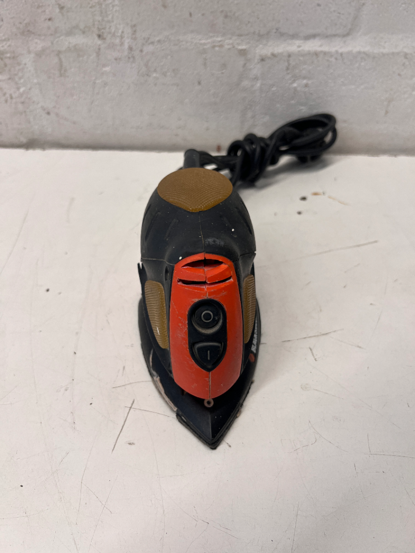 Black & Decker Mouse Detail Sander — Working Order with Minor Scuffs