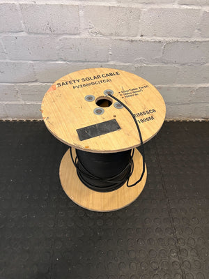 Black Electrical Wire Spool - Durable and Versatile for DIY Projectsb 18kg