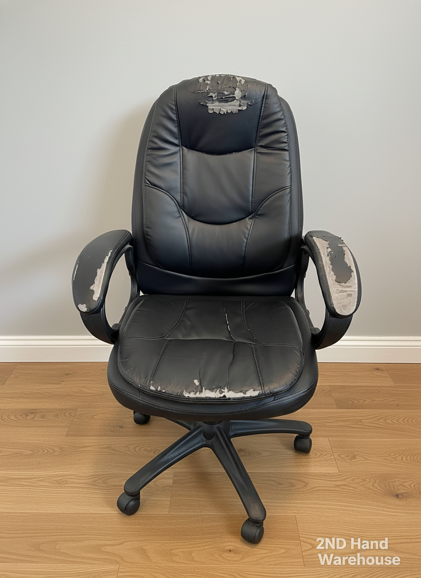Black Executive Office Chair - Ready for a New Life! ✨