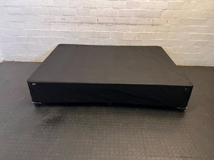 Black Fabric Double Bed Base - Minimal Wear, Sturdy Design - 2ndhandwarehouse.com
