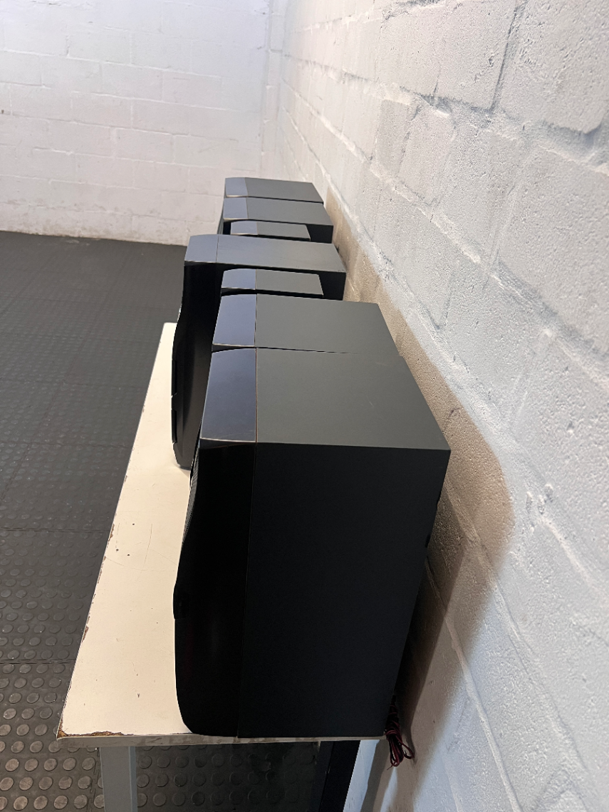 Black JVC Home Audio System with Speakers — Good Working Order in Fair Condition - 2ndhandwarehouse.com