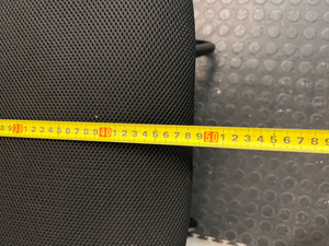 Black Mesh Back Office Chair with Curved Armrests — Good Working Order