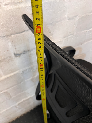 Black Mid Back Mesh Office Chair - Good Condition (As-Is) - 2ndhandwarehouse.com